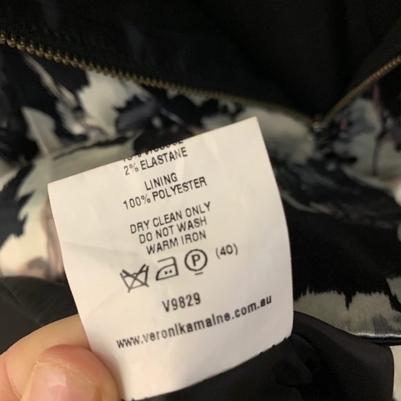 Veronika Maine Floral Pattern Sheath Mini Dress - Picture 9 of 10